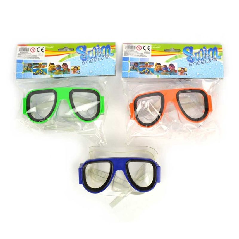 Dykkerbriller kan bruges i svømmehallen. Dyk ned under 
vandet uden at få vand i næse og øjn. Kan bruges ved 
stranden eller i poolen i haven. Se de andre svømme under 
vand eller se bunden.